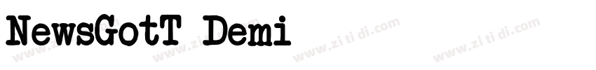 NewsGotT Demi字体转换